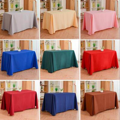 Hot Nappe table cloth White & Black for rectangle Banquet We