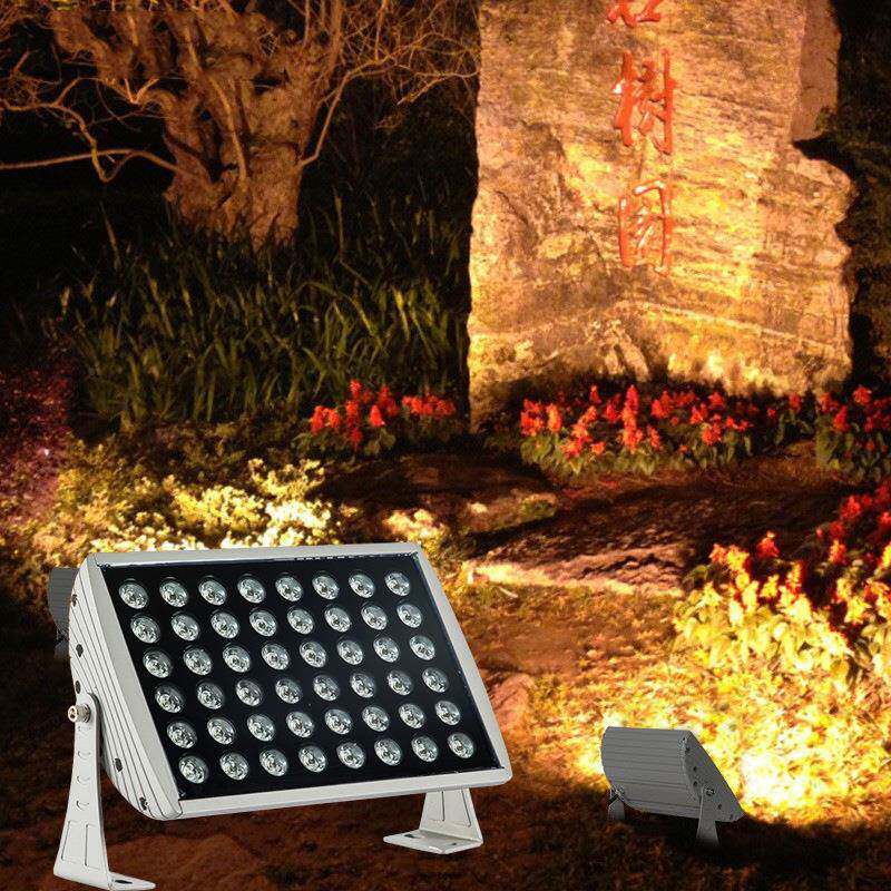 led投光灯外墙桥粱大功率48W洗墙投射灯园林景观照树灯户外聚光