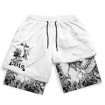 Huoying series shorts, Dragon Ball double layer beach pants