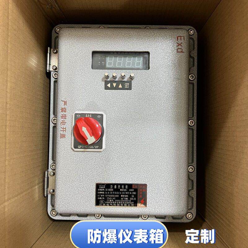 防爆仪表箱观察窗温控仪控制配电箱称重表头不锈钢触摸屏铸铝定制
