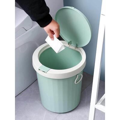 Garbage can toilet trash can kitchen Dustbin with cover bin
