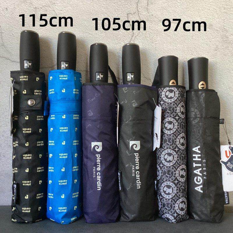 出韩国原单加大三折全自动雨伞折叠轻便自开自收抗风双人商务伞