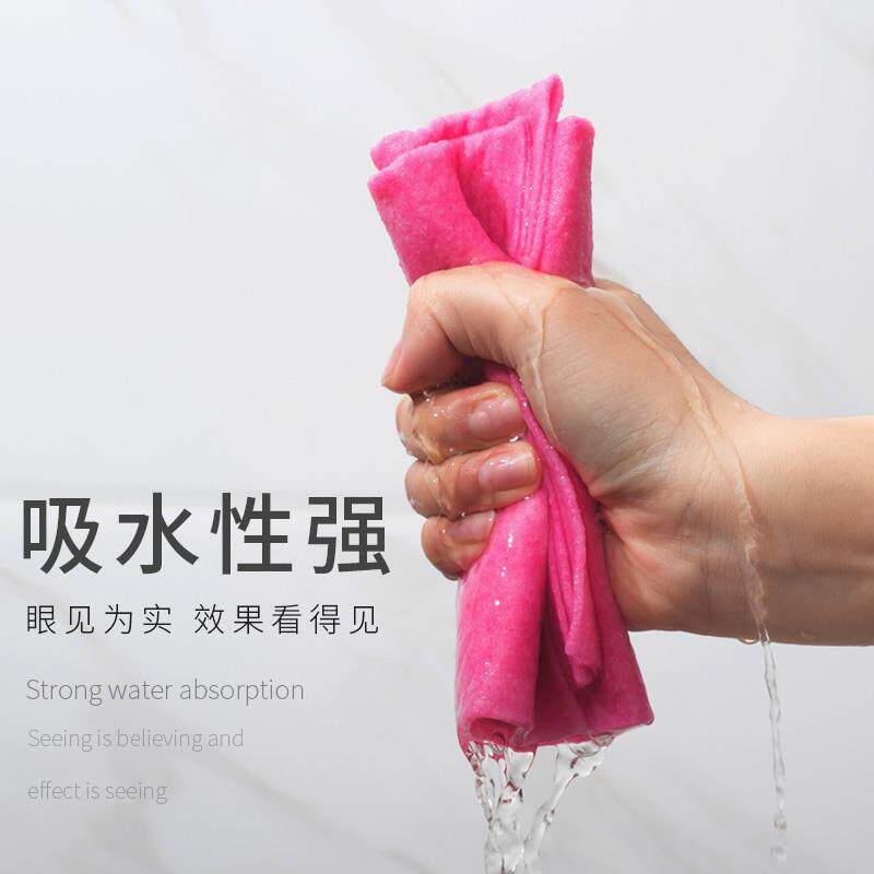 椰壳抹布家用去油洗碗布不沾油吸水不掉毛厨房清洁百洁布椰子金小