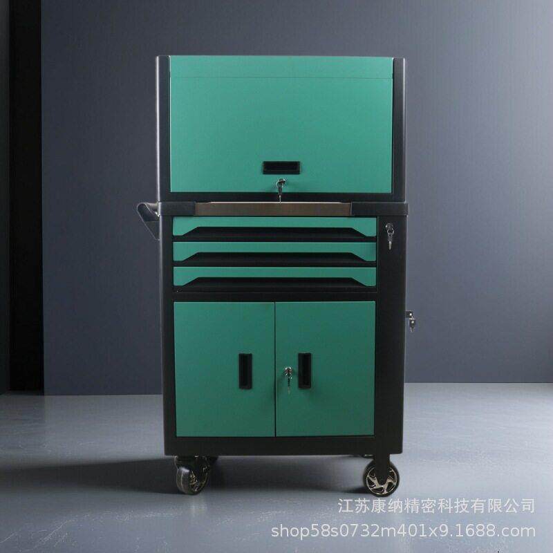 NanoBlox坚固耐用抽屉工具车便携式移动维修工具箱金属制作手推车