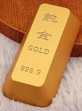特大号8号合金金条金砖风水摆件实心家用供奉工艺品展厅样品