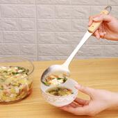 家用厨具套装 木柄把炒菜铲 单个锅铲汤勺漏勺 加厚304不锈钢厨具