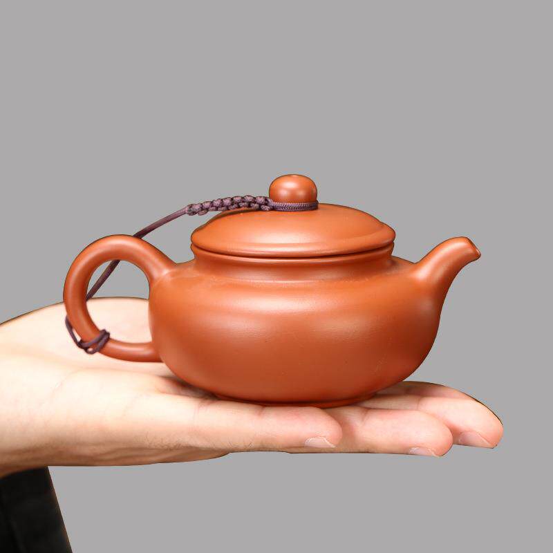 大红袍仿古西施壶半手工紫砂功夫泡茶壶中式单壶球孔过滤泡茶器