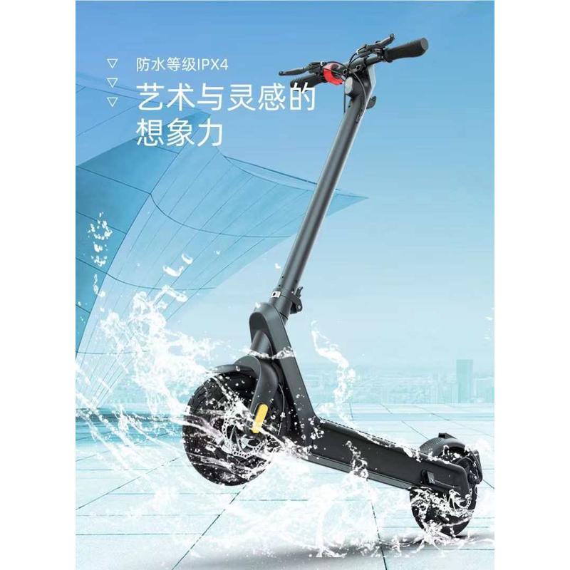 1雄强电动滑板车坐骑轻便站骑代步折叠电动车大人宽踏板迷你小型1