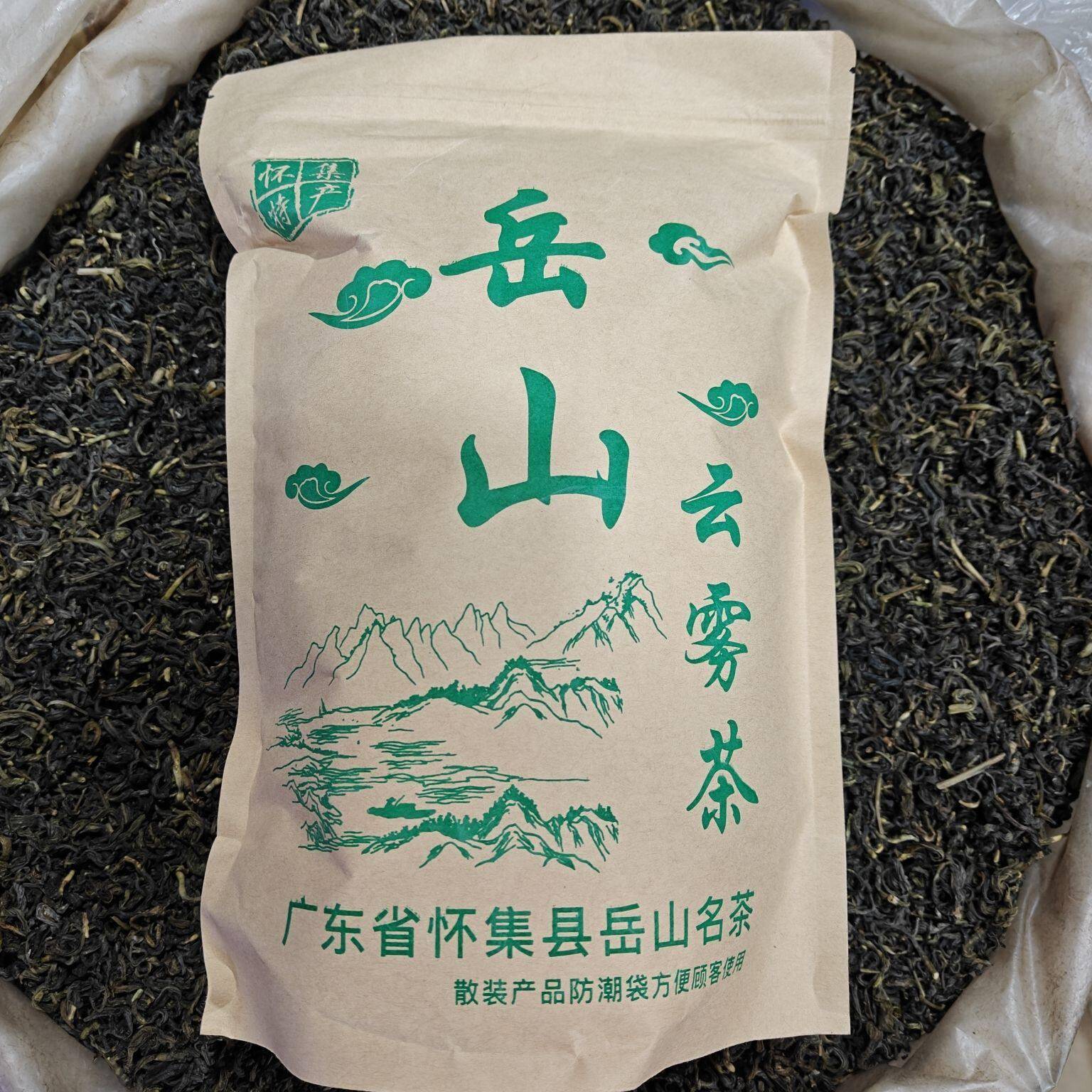 新日期广东怀集岳山茶叶手工云雾茶怀集茶叶2025浓香型新茶特产绿