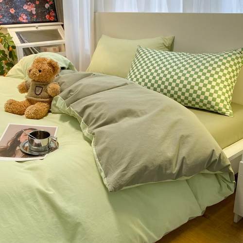 丝绵被子全套一整套加被芯枕芯床上用品七件套学生宿舍被褥六件套