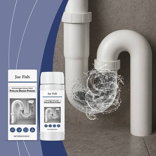JUE FISH Drain Pipe Cleaner - Deeply Dissolves Hair and Grea