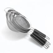 厂家不锈钢勺家用火锅沥S 001水油炸黑面粉筛漏柄宽耳厨房捞面过