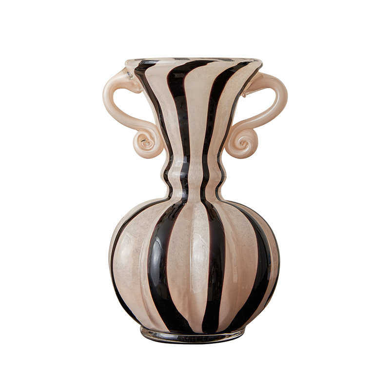 复古法式中古奶油风软装摆件手绘芬顿玻璃花器小花瓶高颜值配饰品,家居饰品,装饰摆件,淘宝优惠券,粉丝福利购,淘宝优惠卷