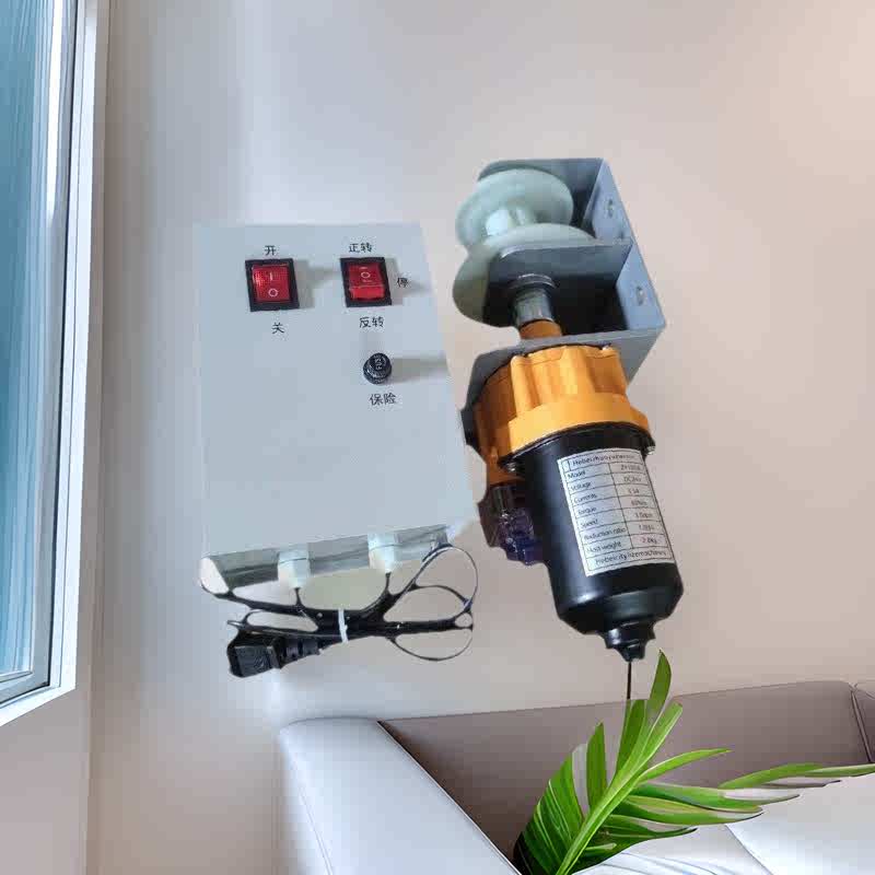 电动卷膜器大棚专用配件批发24v220v自动放风机上开型电动卷帘器