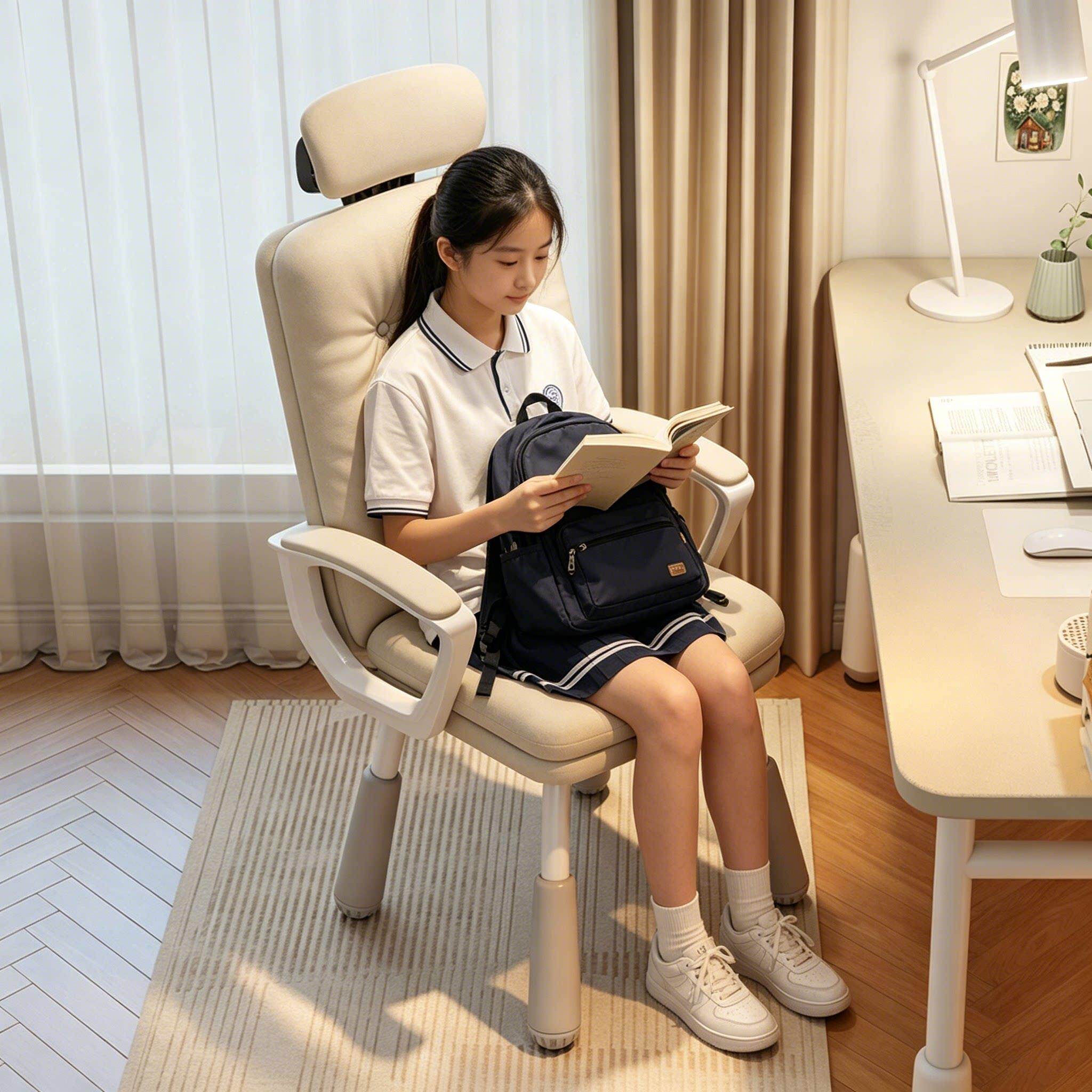 儿童学习椅家用升降办公椅子学生座椅人体工学椅青少年书桌专用椅