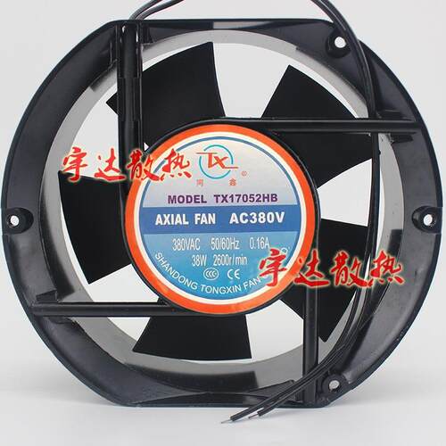 同鑫 TX17052HB 380V 0.16A 36W/38W 机柜 机箱 金属 散热 风机