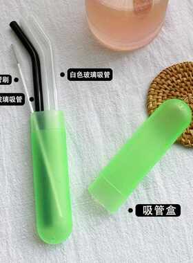 新款直销非一次性玻璃吸管不锈钢吸管套装食品级硅胶乳胶吸管