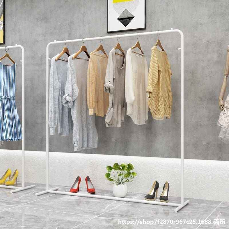 服装店展示架落地式挂衣架铁艺货架简约女装男装童装店衣服陈列架