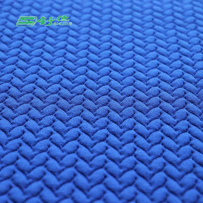 四季重面料空气层厂家厚实适用针织供应夹丝布料汽车坐垫沙发高克