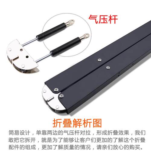 家具配件多功能桌连接件橱柜隐形折叠桌五金配件伸缩上翻式餐桌