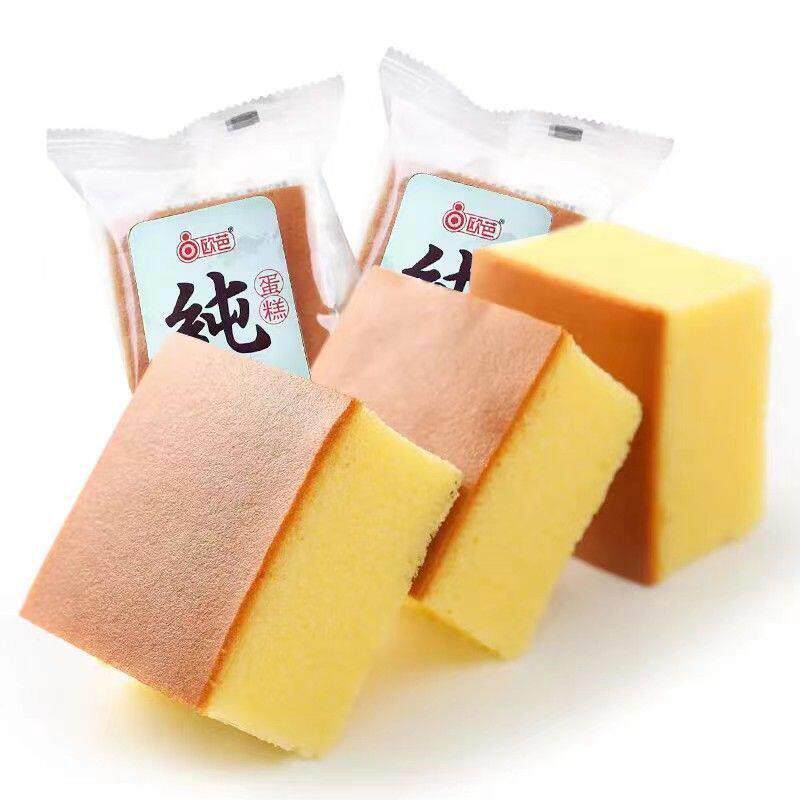 新货欧芭手工原味纯蛋糕120g牛奶炖蛋营养早餐代餐下午茶速食糕点
