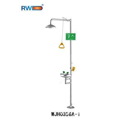 WJH0358A-1紧急冲淋洗眼器304不锈钢复合式洗眼器