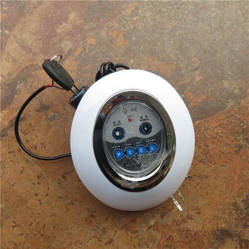 迷你电动折叠小海豚滑板车24V36V48V仪表盘喇叭电量前照灯带钥匙