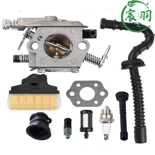 宸羽MS210 MS230 MS250 021 023 025化油器 空滤器 油管 纸垫配件