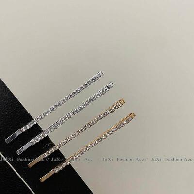 Simple All-Match Rhinestone Hairpin Super Flash Full Diamond