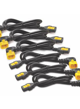 APC 供应 PDU锁扣电源线 可锁定型 AP8704R C13转C14 10A 1.2米
