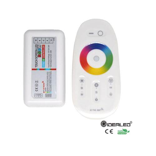 RGBW灯带控制器2.4G RF触摸遥控板 RGB/RGBW无线控制器工厂