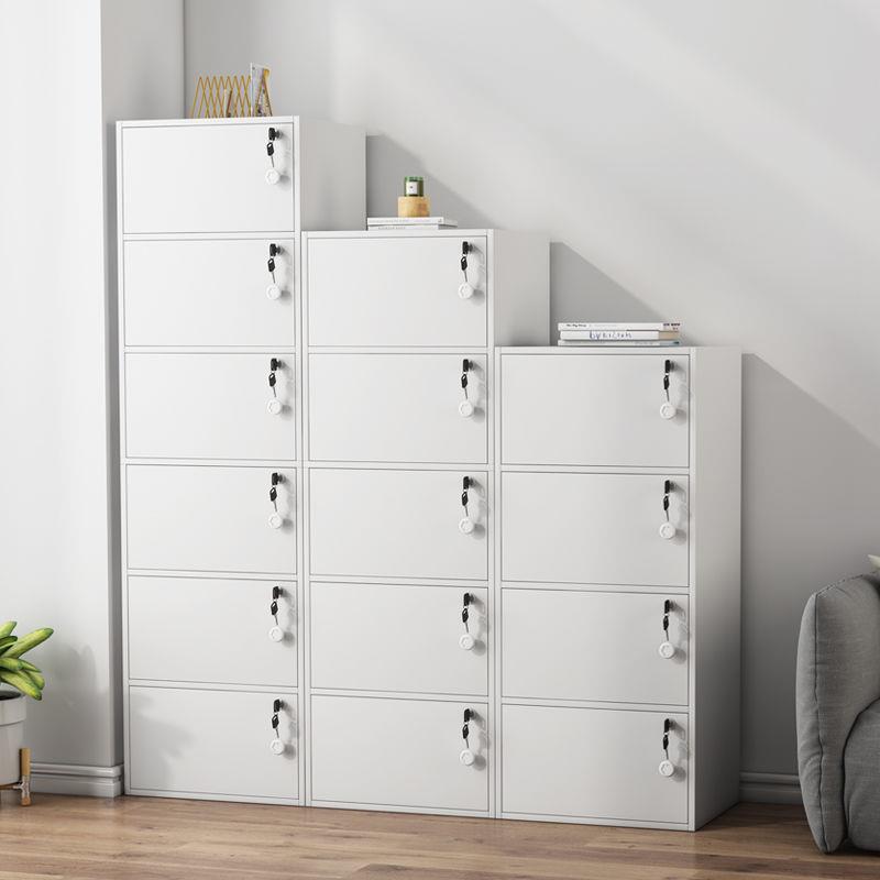 斗柜收纳柜置物架多功能家用柜子储物柜靠墙带锁多层整理柜出租房