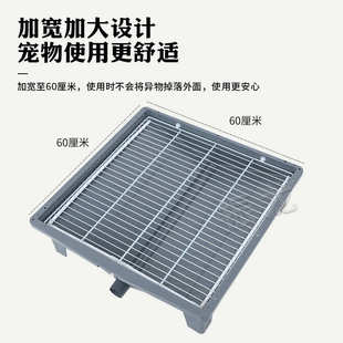 大号加厚加固狗厕所中型大型宠物大小便卫生间家用冲水直排下水道
