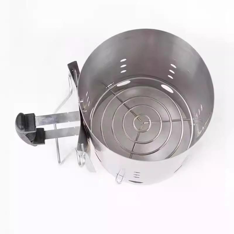 烤架烤炉烧烤木助燃工具不锈钢配引火炭KS-AS-CS桶户外野营BBQ件