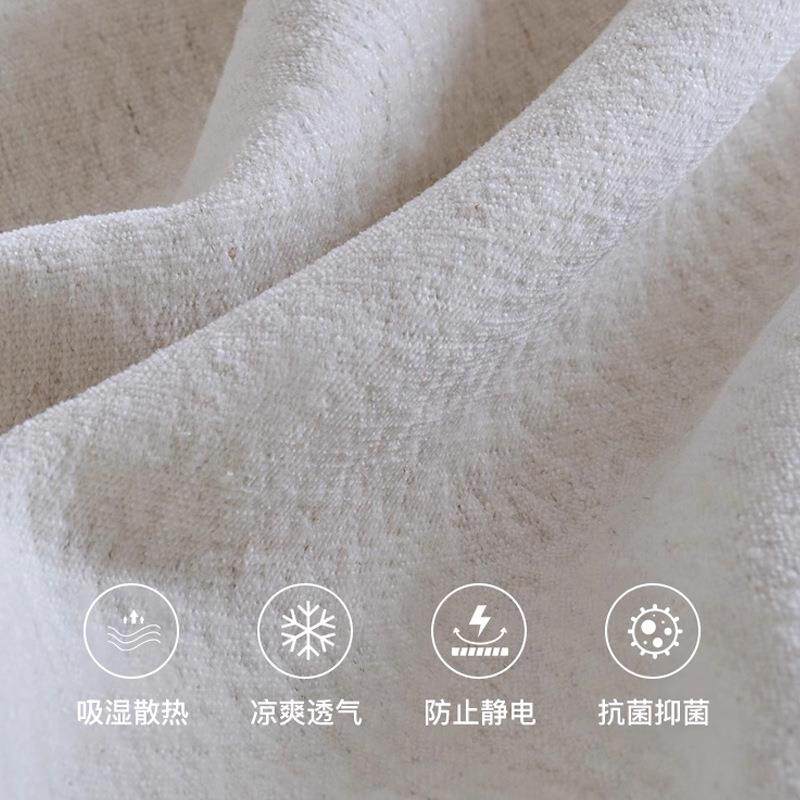 秋池沙发客厅奶油风超软直排可拆洗棉麻布艺羽绒沙发小户型家具
