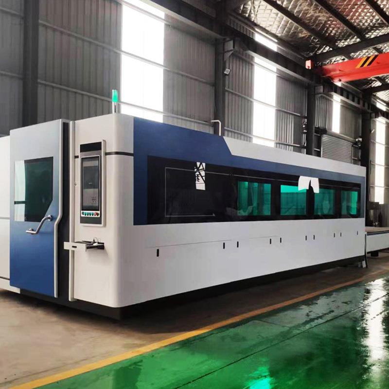 1500W/3000W光纤激光金属切割机黄铜铝板剪板下料材料成型