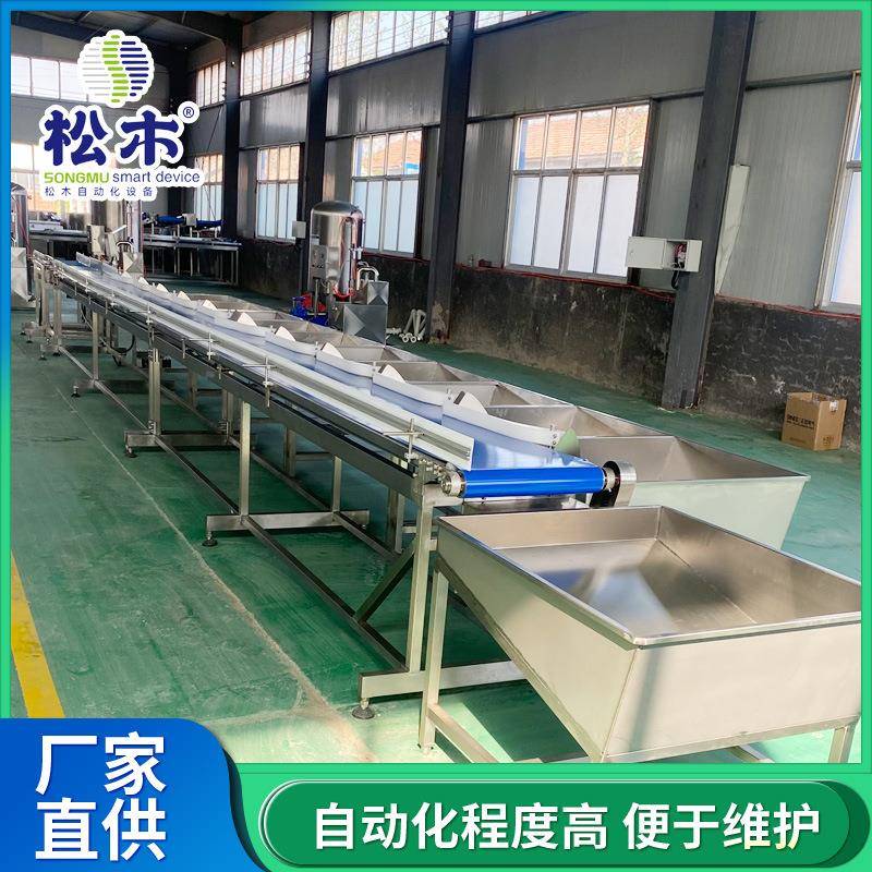 白条鸡分级机家禽重量分选机在线检重秤称重机多级皮带分拣机精准