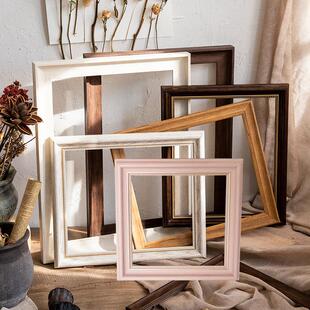 复古油画外框空框油画装 裱框街头画室挂墙画框相框 裱外框长方形装