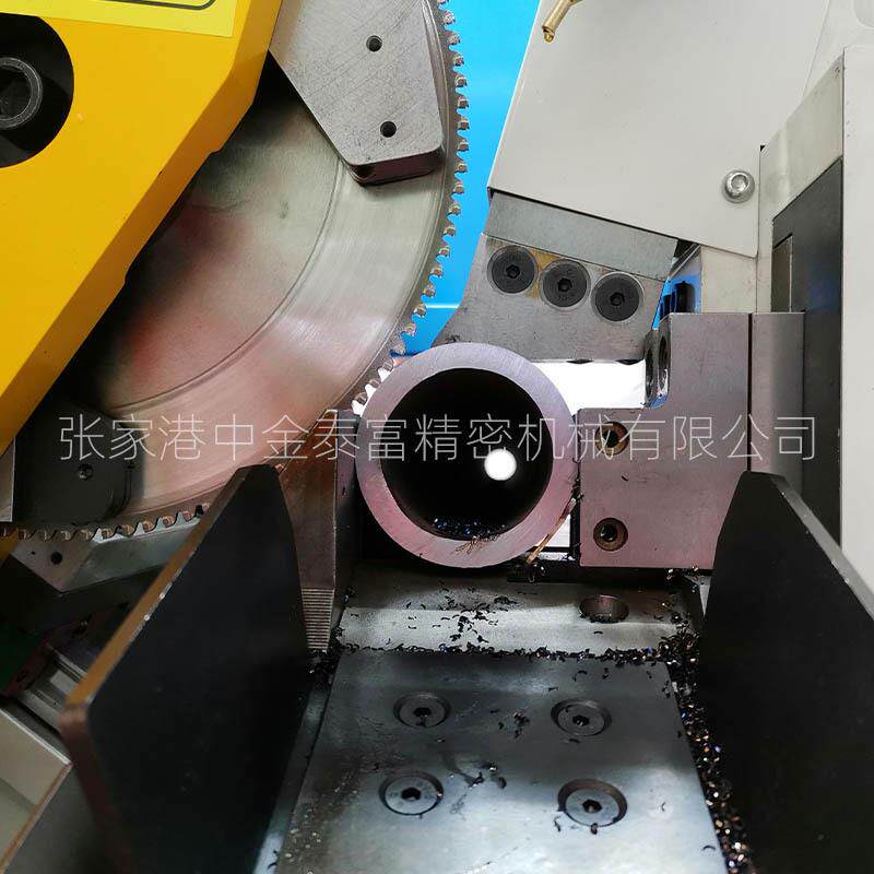 全自动高速棒切割圆TF-120CN机实心棒圆冷锯切机金属圆管钢锯切机