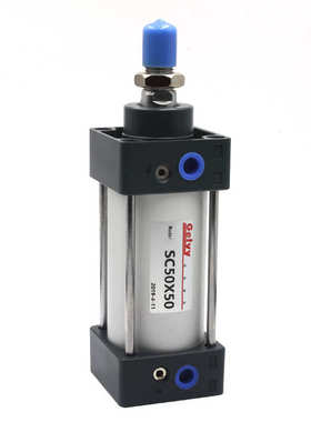 标准拉杆气缸SC32/40/50/63*25/50/75/100带磁可调l铝合金方形缸