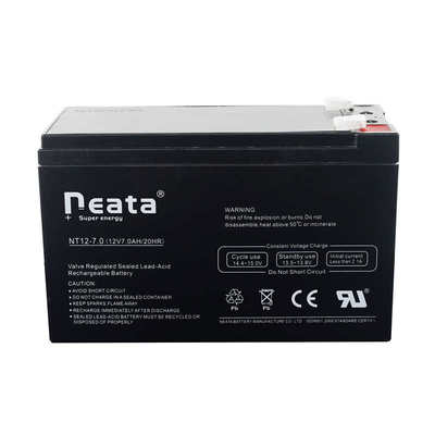 Neata能特铅酸蓄电池免维护电瓶12V7AH 6FM7儿童电动玩具童车电池