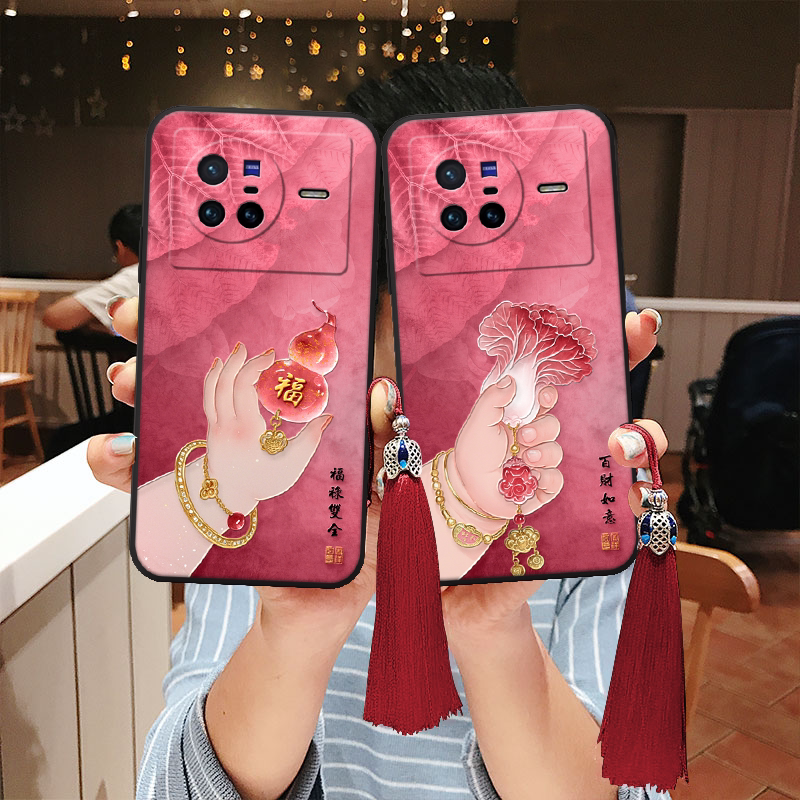 适用于适用vivo立体浮雕x200葫芦pro本命年x100手机壳x90防摔x80