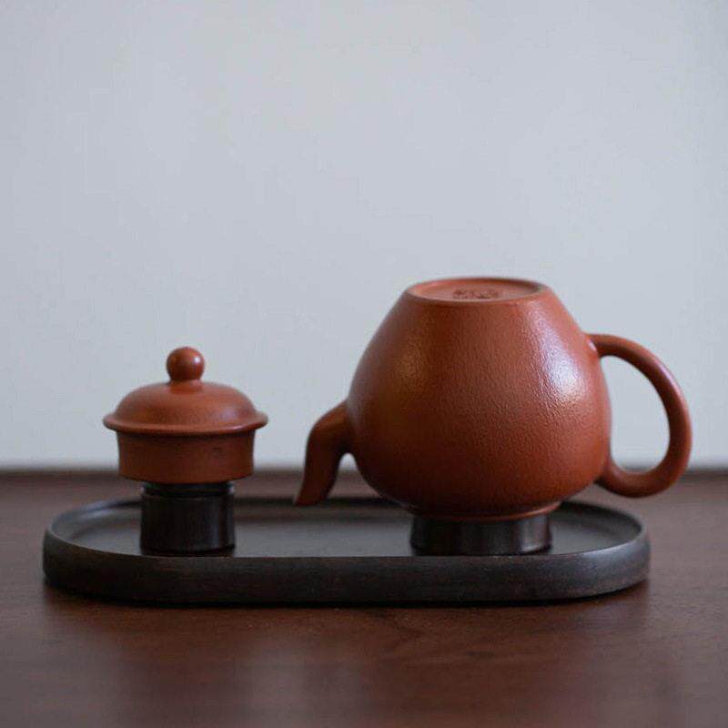 黑木晾壶架实盖置壶盖托茶壶架KL-05050紫砂零壶配木件茶道配檀摆