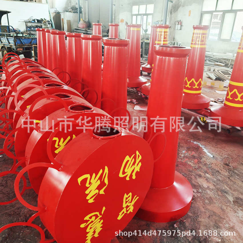 定制民族风太阳能路灯少数民族路灯藏族蒙古族彝族傣族风高杆路灯