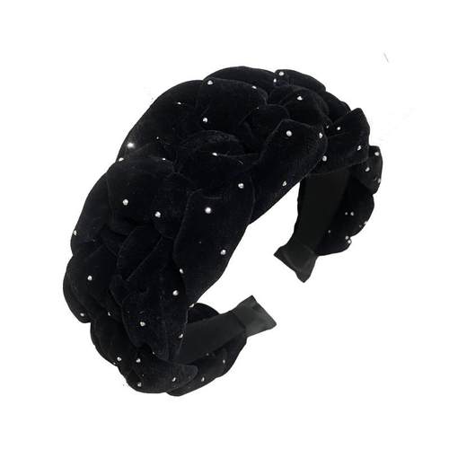 满天星秋冬复古时尚高级丝绒发饰