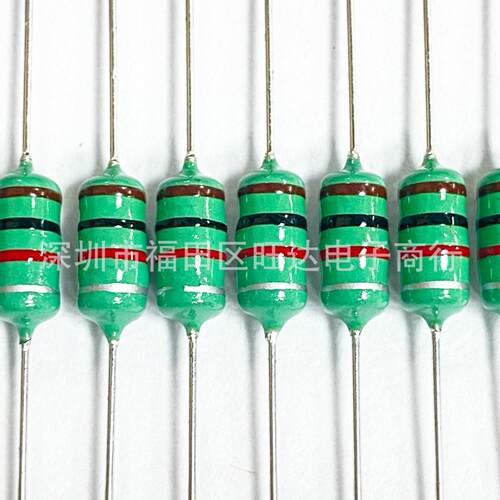 0510色环电感470/560/680/820UH1mH1.2MH10%1W直插绕线电感器