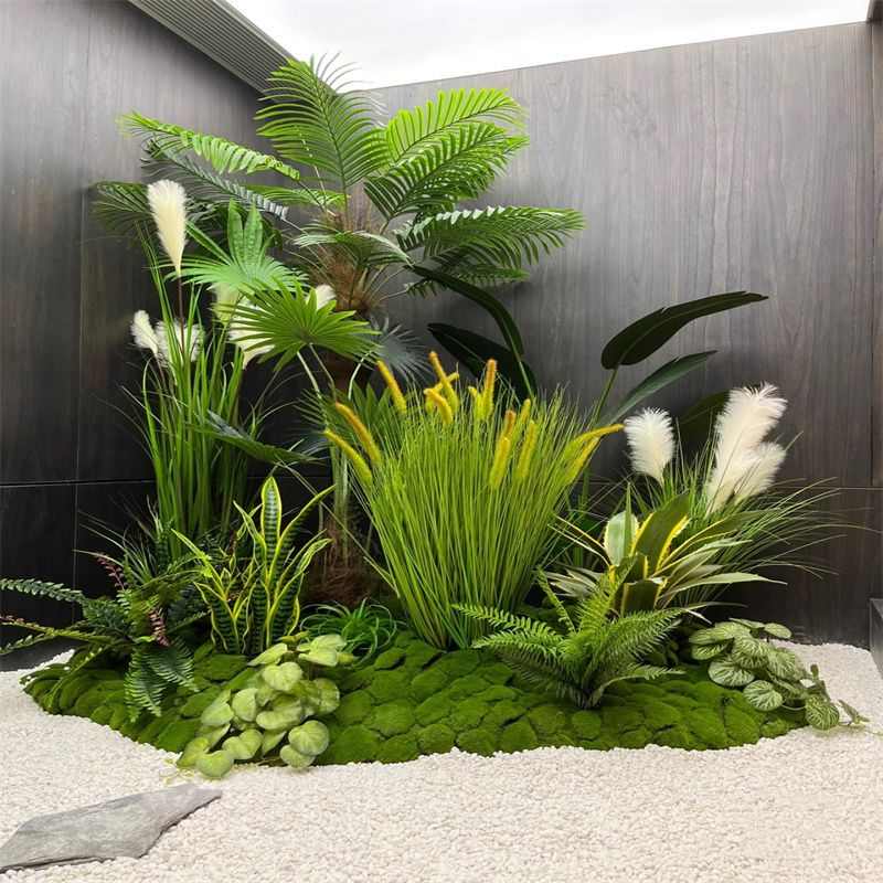 仿真绿植造景景观室内室外楼梯下造景摆件网红橱窗装饰场景布置