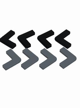 手工直角排水篮配件不锈钢厨房水槽矩形三角形盆角保护器黑色灰色