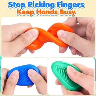 Textured Anxiety Fidget Sensory for Autism Stone Toys Worry
