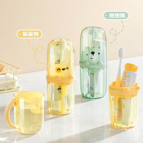 Essential Travel Toothbrush and Toothpaste Set with Mouthwas